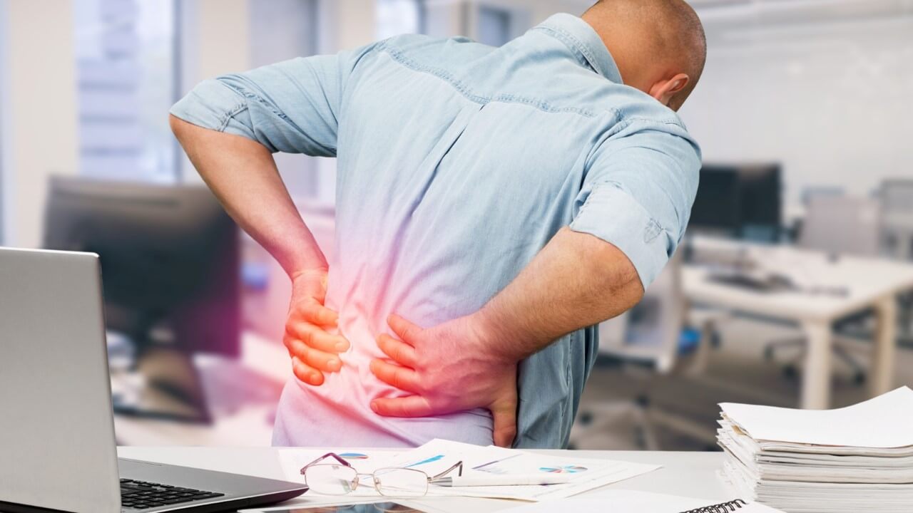 Poor posture is among the reasons to cause back pain.