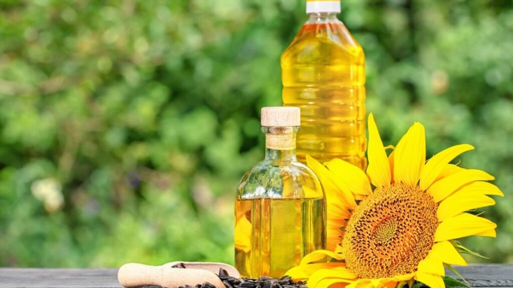 Sunflower oil is a popular cooking oil, rich in Vitamin E and suitable for frying and baking.