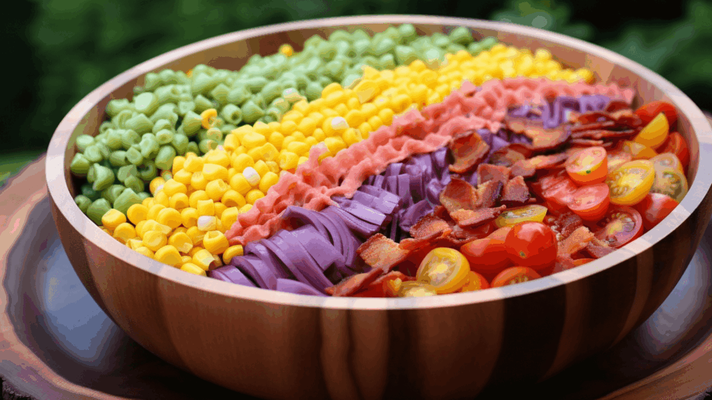 Enjoy a rainbow of nutrients by eating a colourful variety of fruits and vegetables daily.