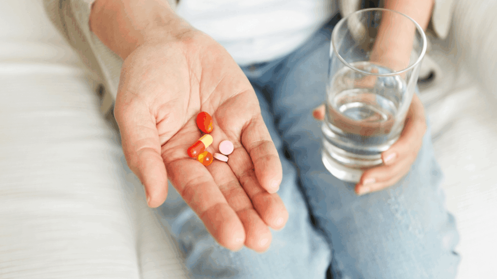 Daily nutritional supplements to support vitamin and mineral intake.